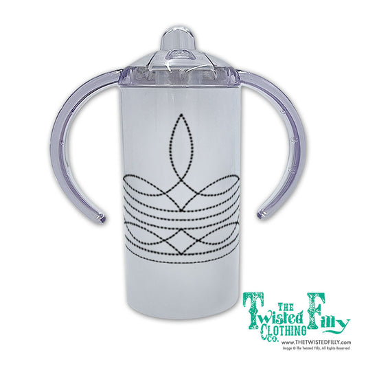 Boot Stitch Sippy Tumbler *Grow With Me Lid