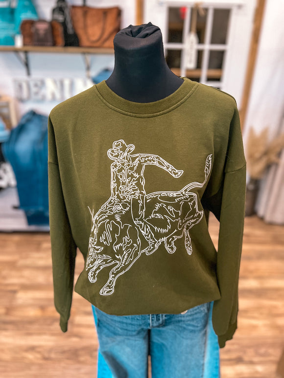 Bucking Bull Sweater