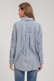 Stephanie Stripped Button Down *Blue