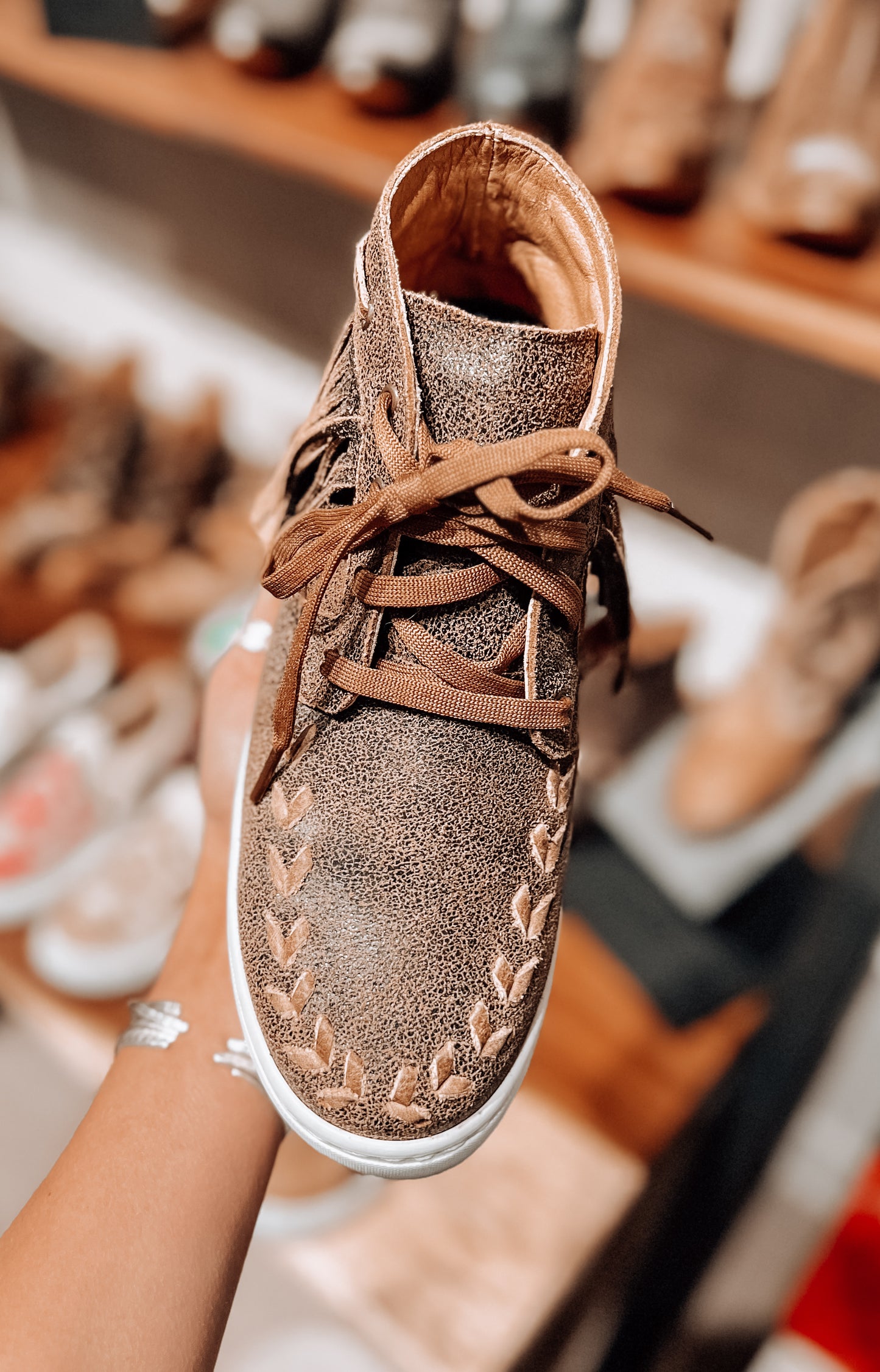 Cheyenne Leather Fringe Sneakers