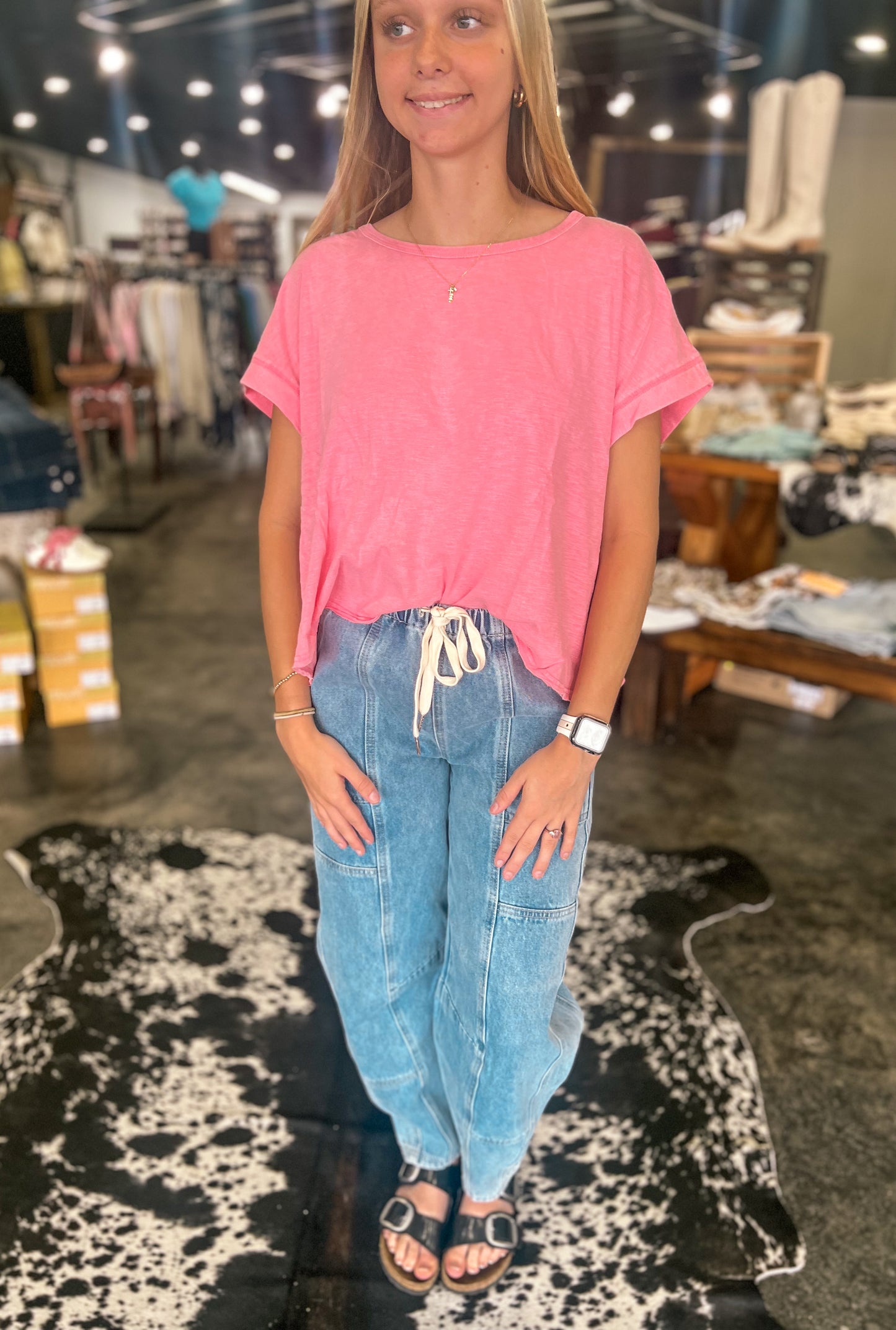 Crossover Top *Pink