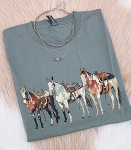 Horses Graphic Tee