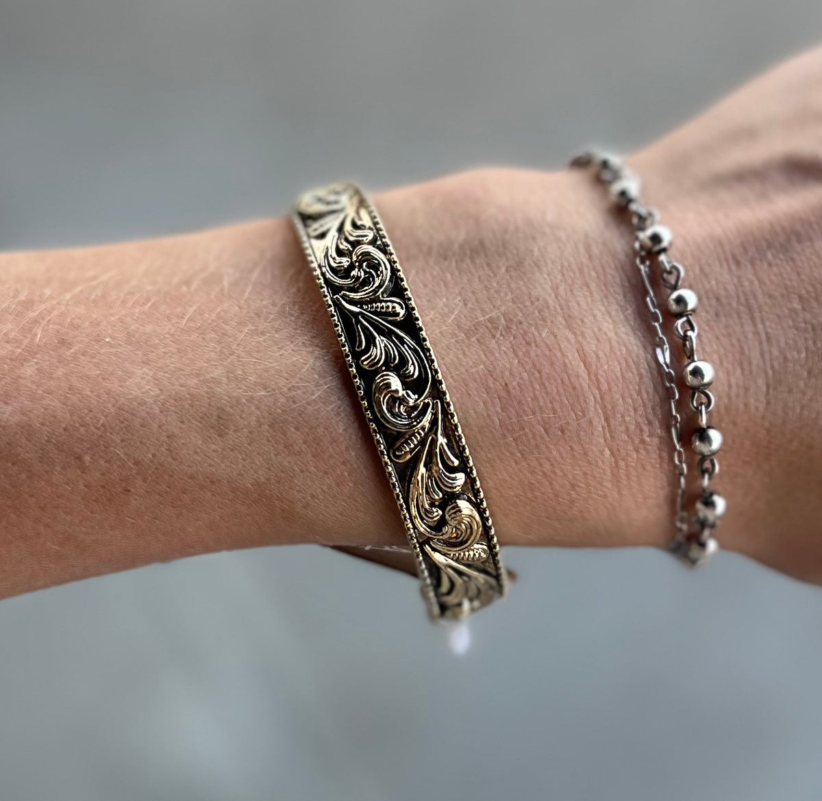 Tooled Bracelet Cuff
