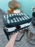 Checkered Travel Jewelry Case