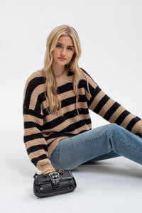 Chilly Days Stripped Sweater