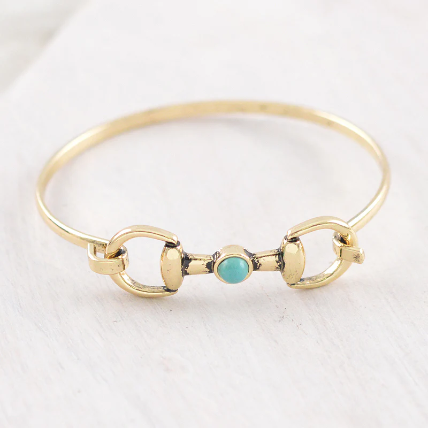 Horse Bit Bangle Bracelet