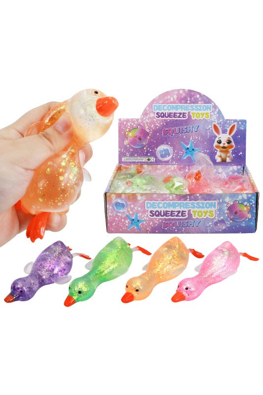 Flying Duck Maltose Glitter Squishy