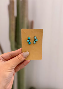 Lone Mountain Turquoise Earrings