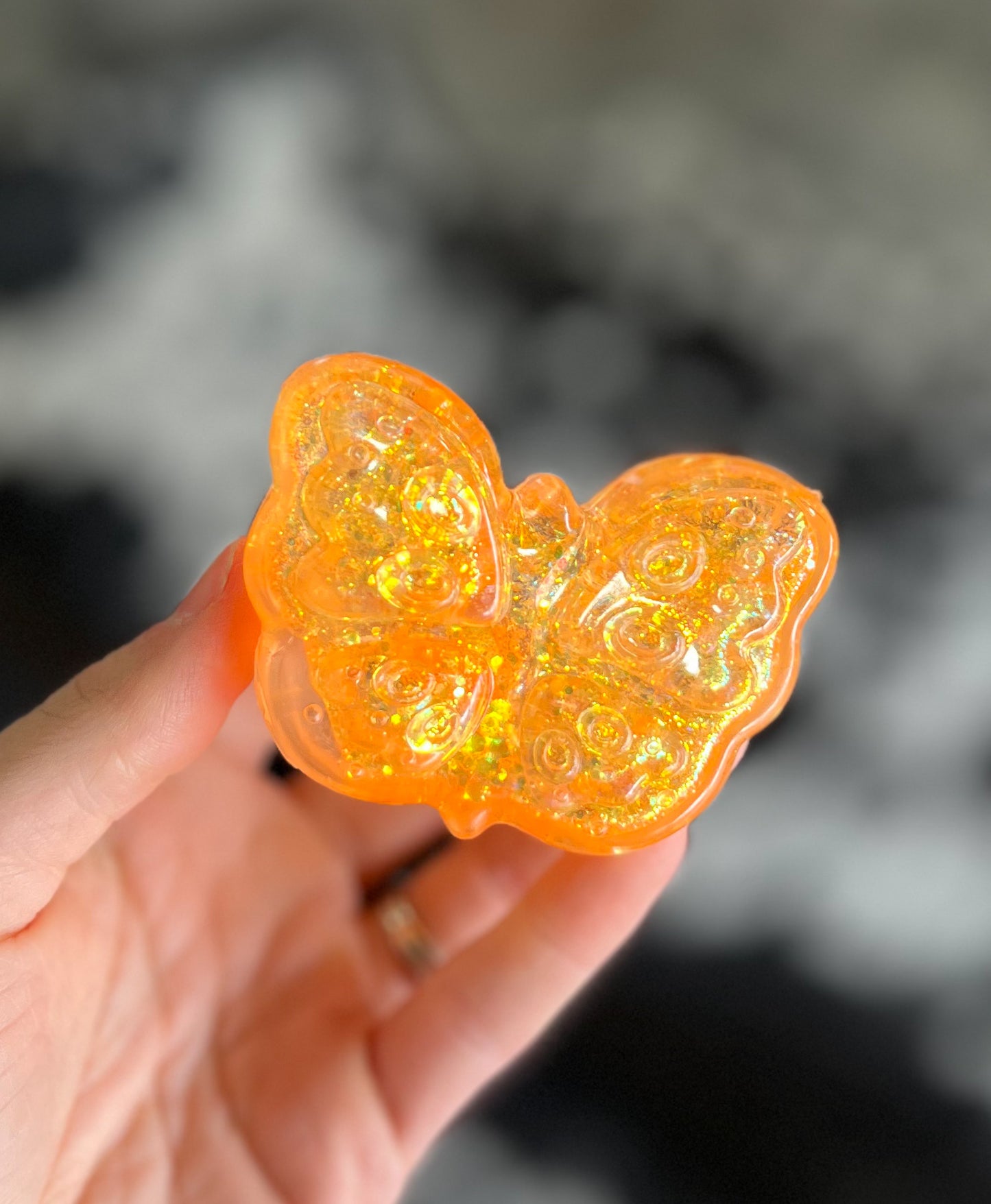 Glitter Butterfly Sugar Squeezy