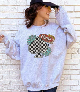 Coors Checkered Aces Sweatshirt