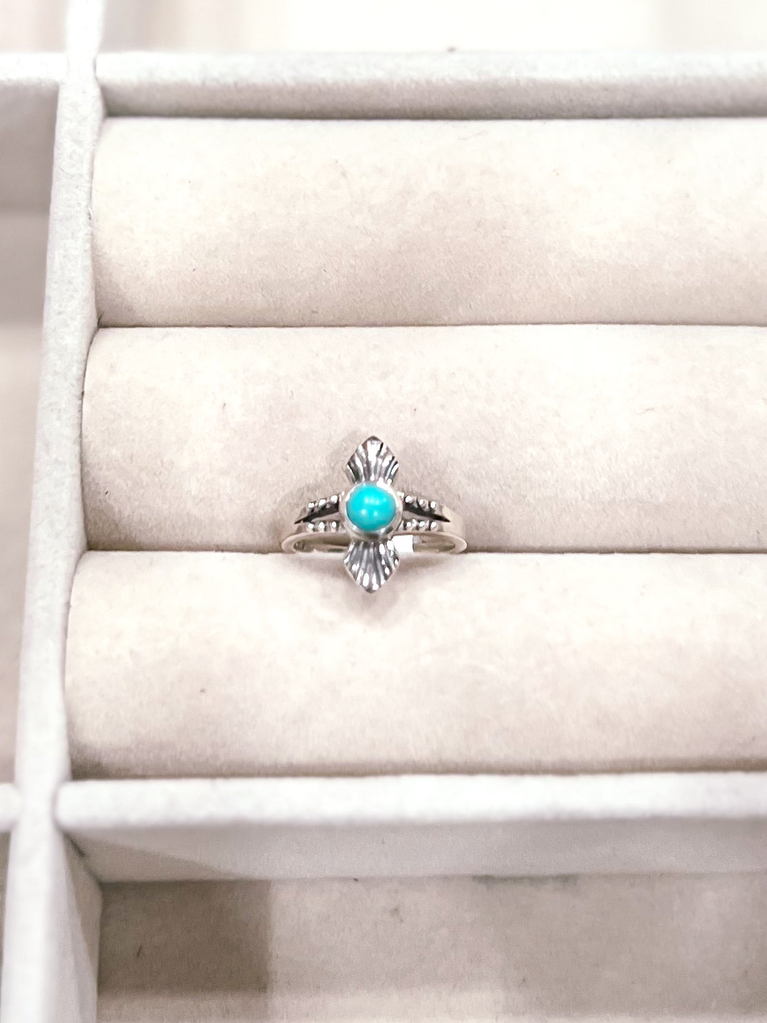 S/S Kingman Turquoise Ring