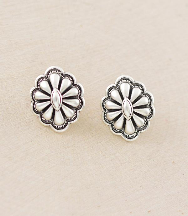Western Concho Earrings