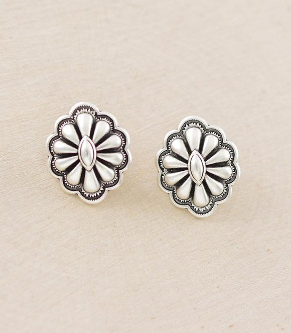 Western Concho Earrings