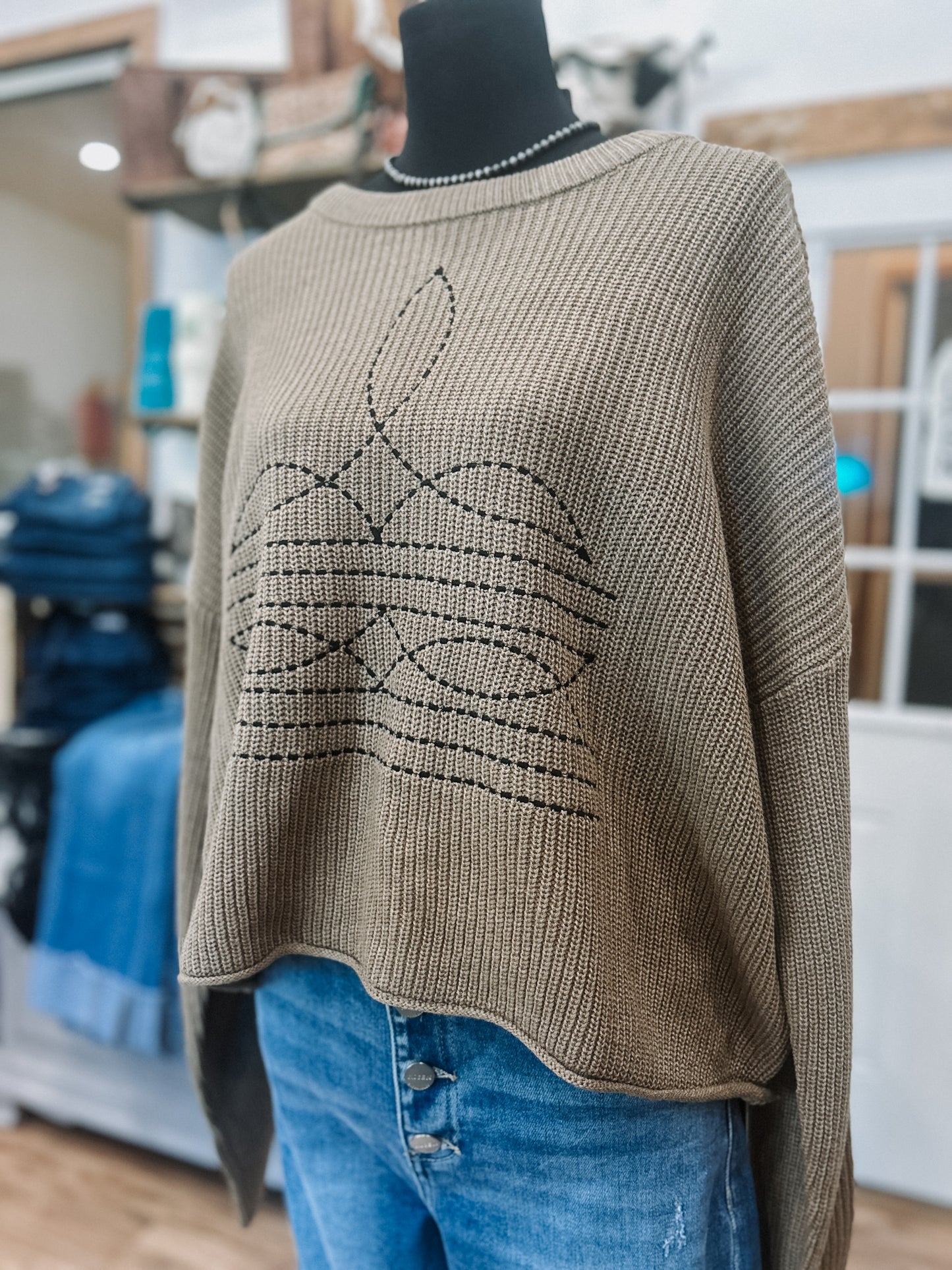 Nova Boot Stitch Sweater