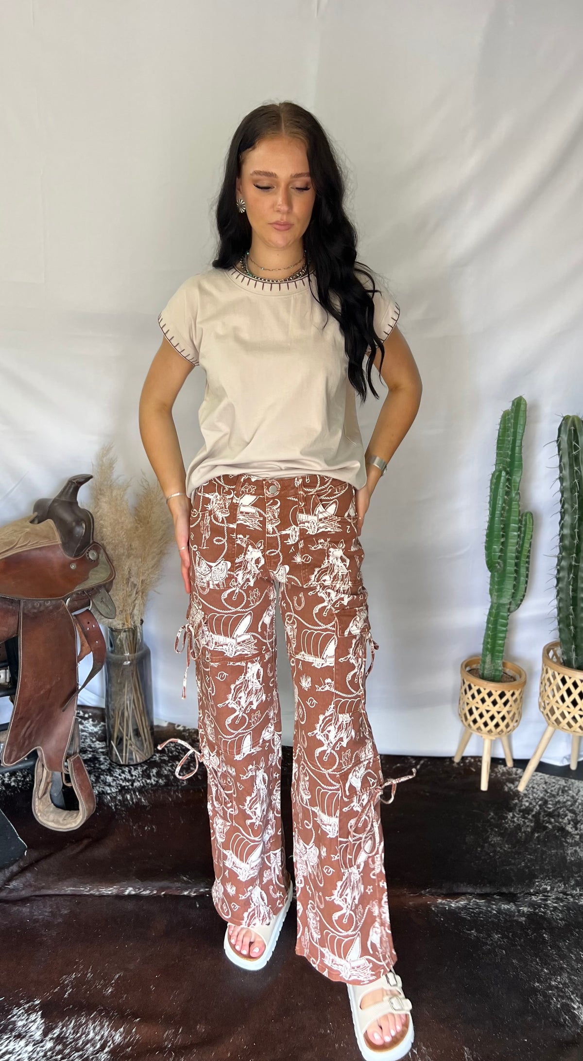 The Clara Top *Sand