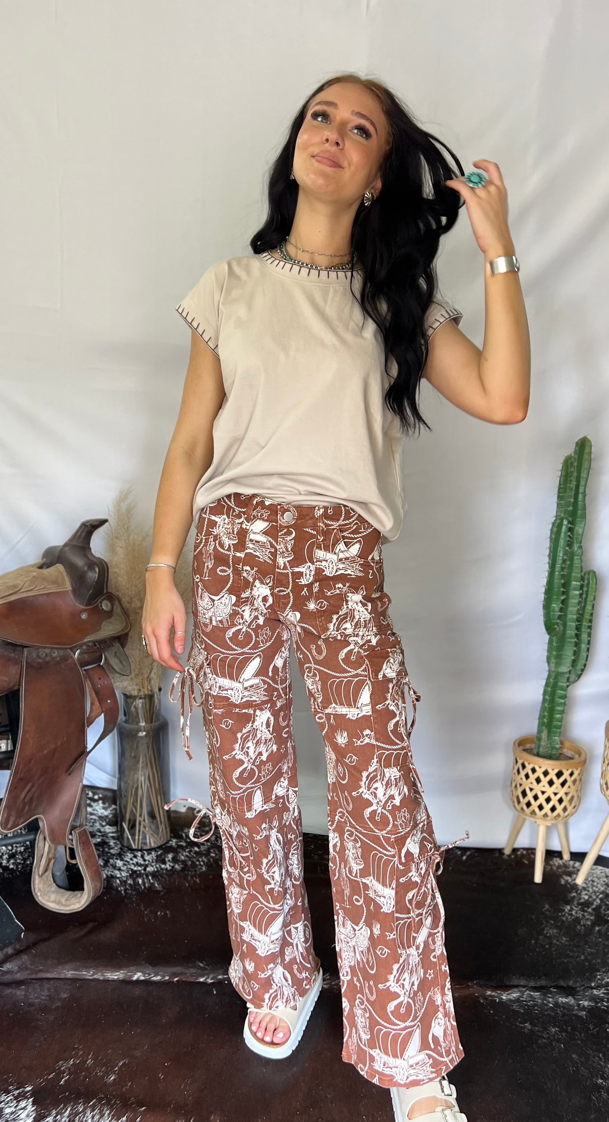 The Clara Top *Sand