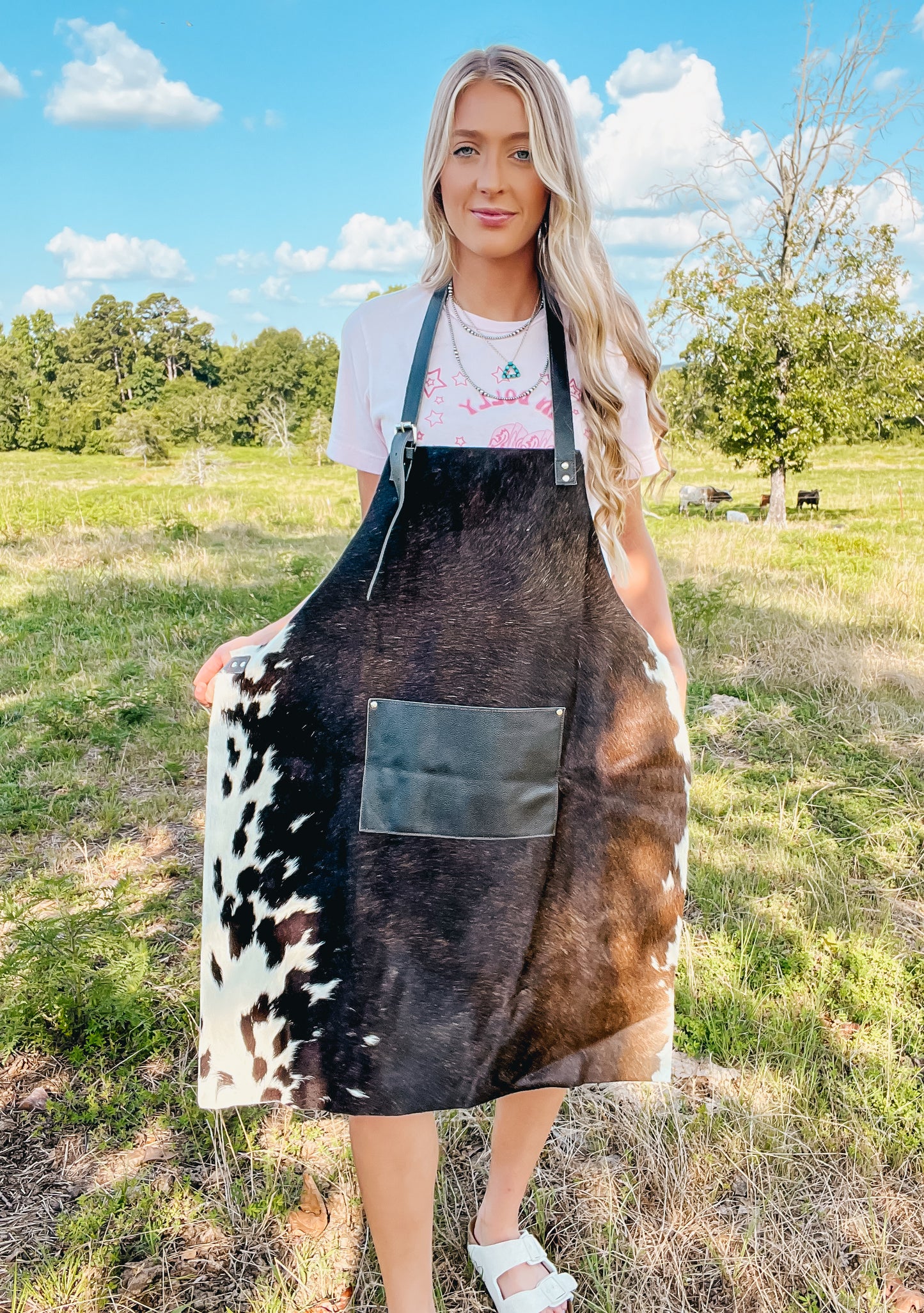 Cowhide Apron