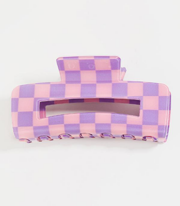 Checkered Claw Clip (More Colors)