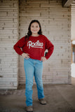 Red Rodeo Sweater- Toddler/Kids