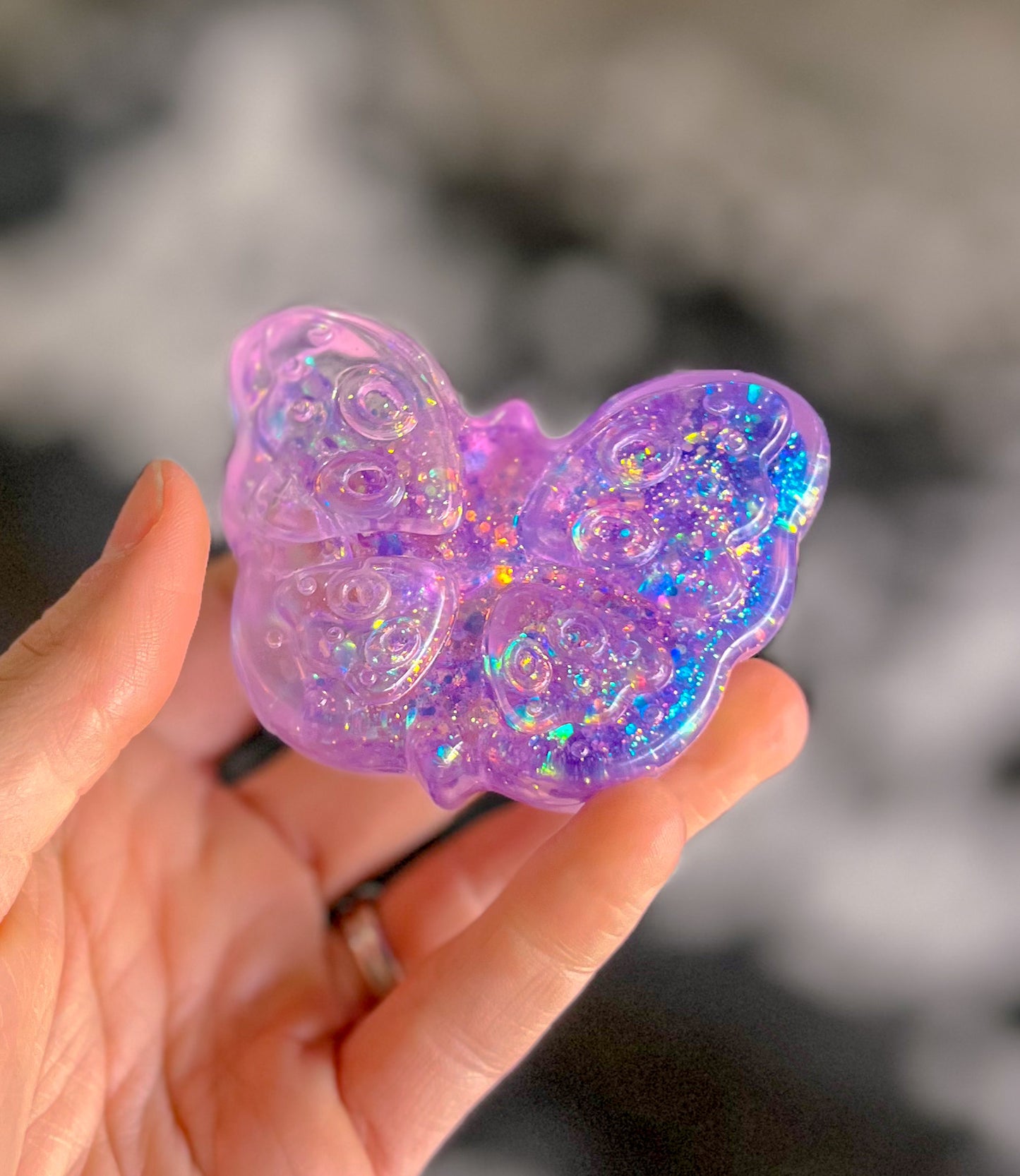 Glitter Butterfly Sugar Squeezy