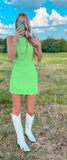 Too Late For Love Smocked Mini Dress