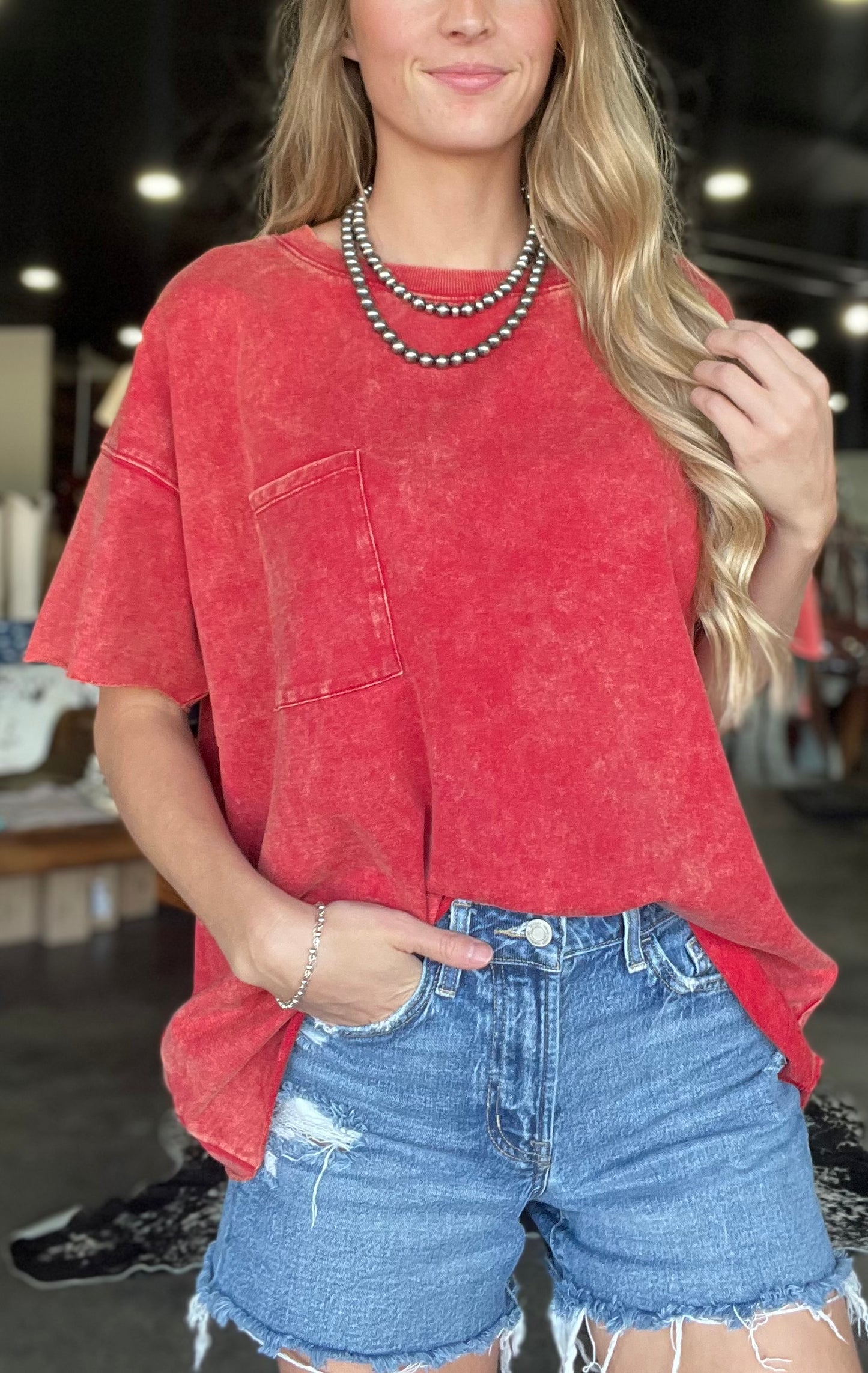The Tilley Top *Red