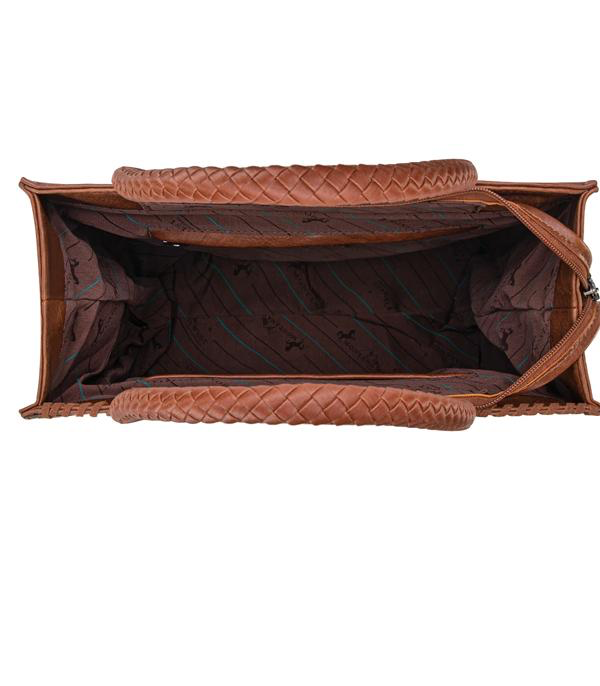 Montana West Tooled Concealed Carry Tote *Coffee