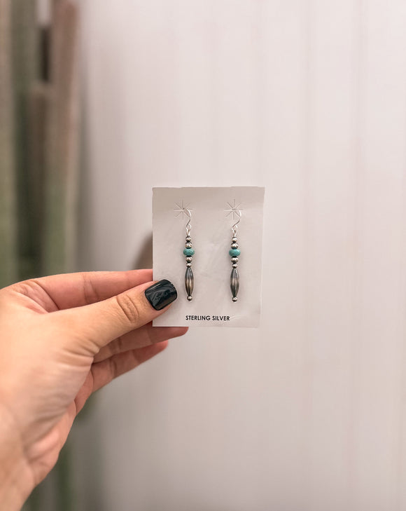 Navajo Pearl Drop Earrings