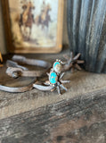 Thunder MT Authentic Turquoise Ring