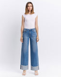 The Adore You Cuffed Wide Jeans