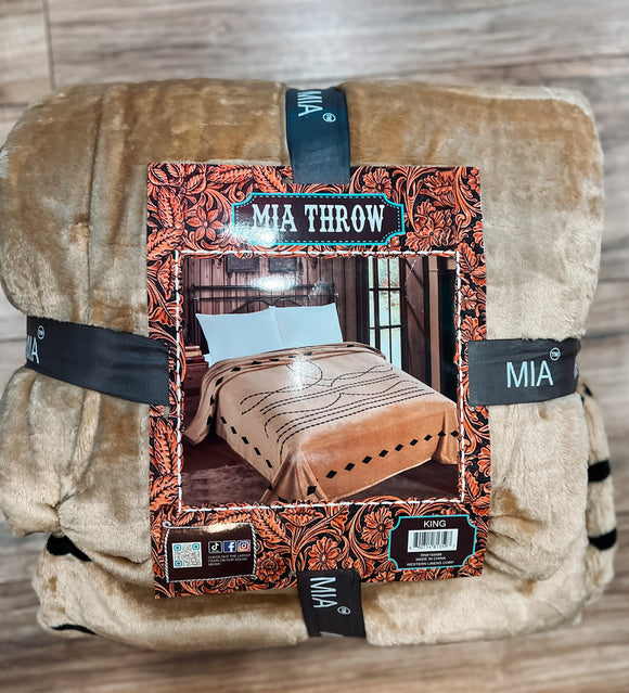 Bootstitch Premium King Throw Blanket