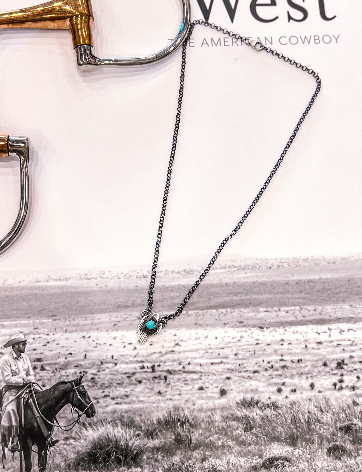 Authentic Turquoise Cactus Necklace
