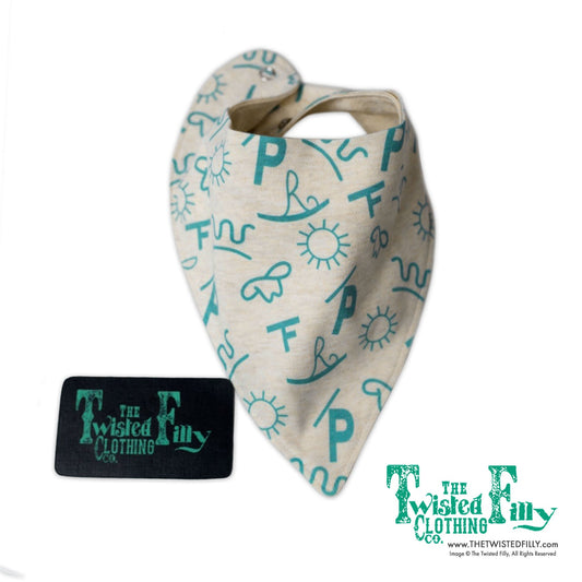 Brands Bandana Bib *Oatmeal/Turquoise