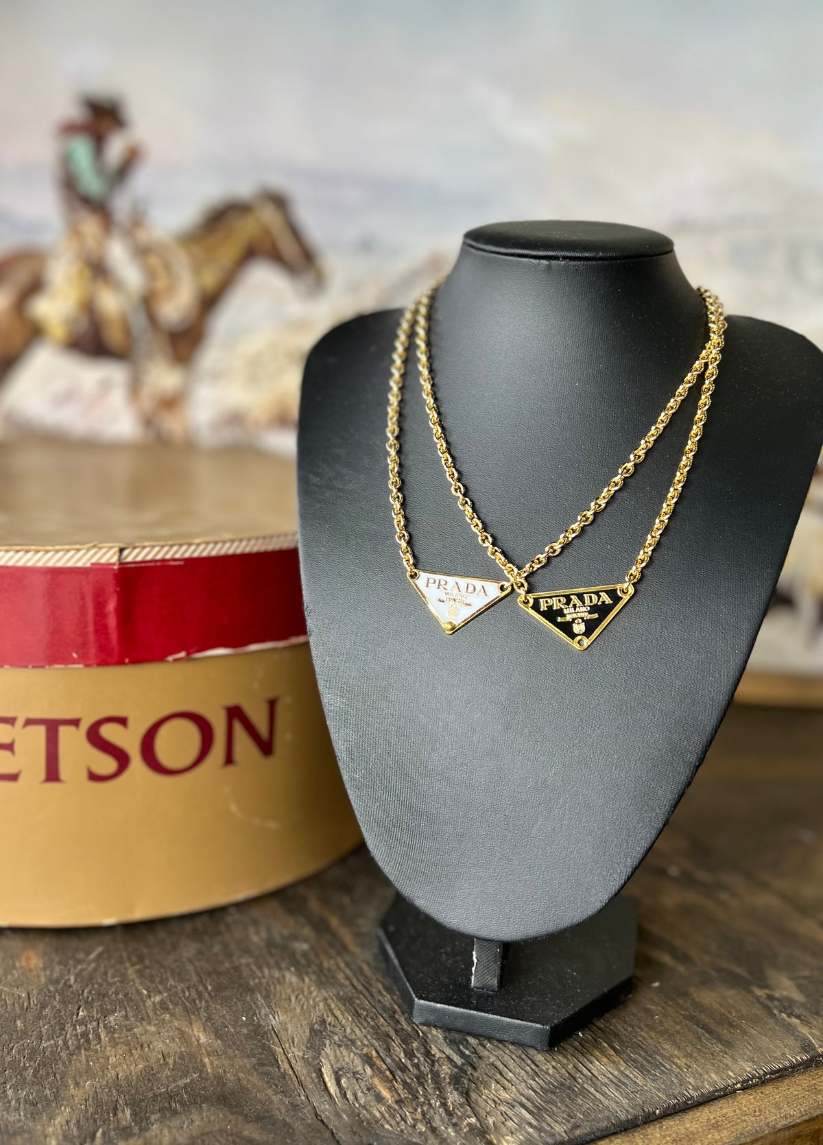 V2 Designs Gold Prada Necklace