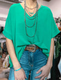 The Ava Top *Kelly Green