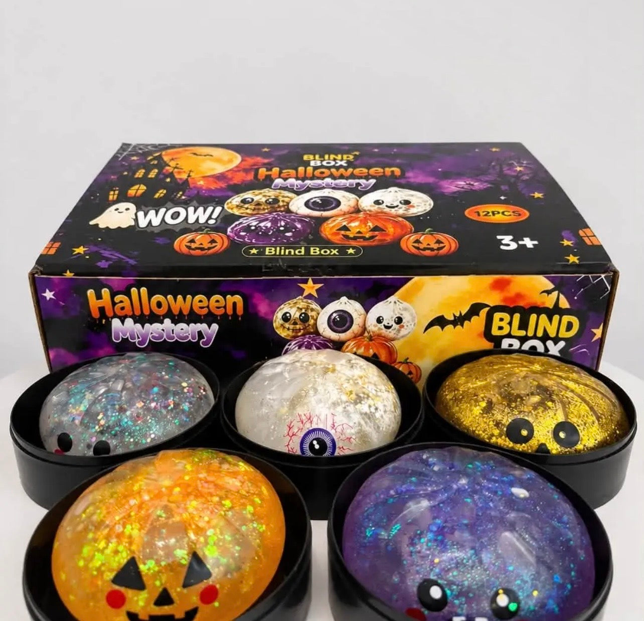 Halloween Mystery Maltose Glitter Dumpling Squishy