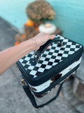 Checkered Travel Jewelry Case