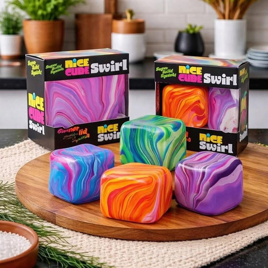 Mini Swirl Cube Squishy