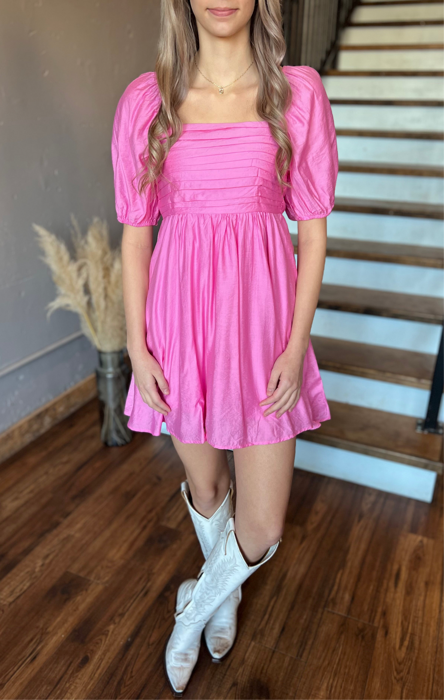 Pretty in Pink Mini Dress