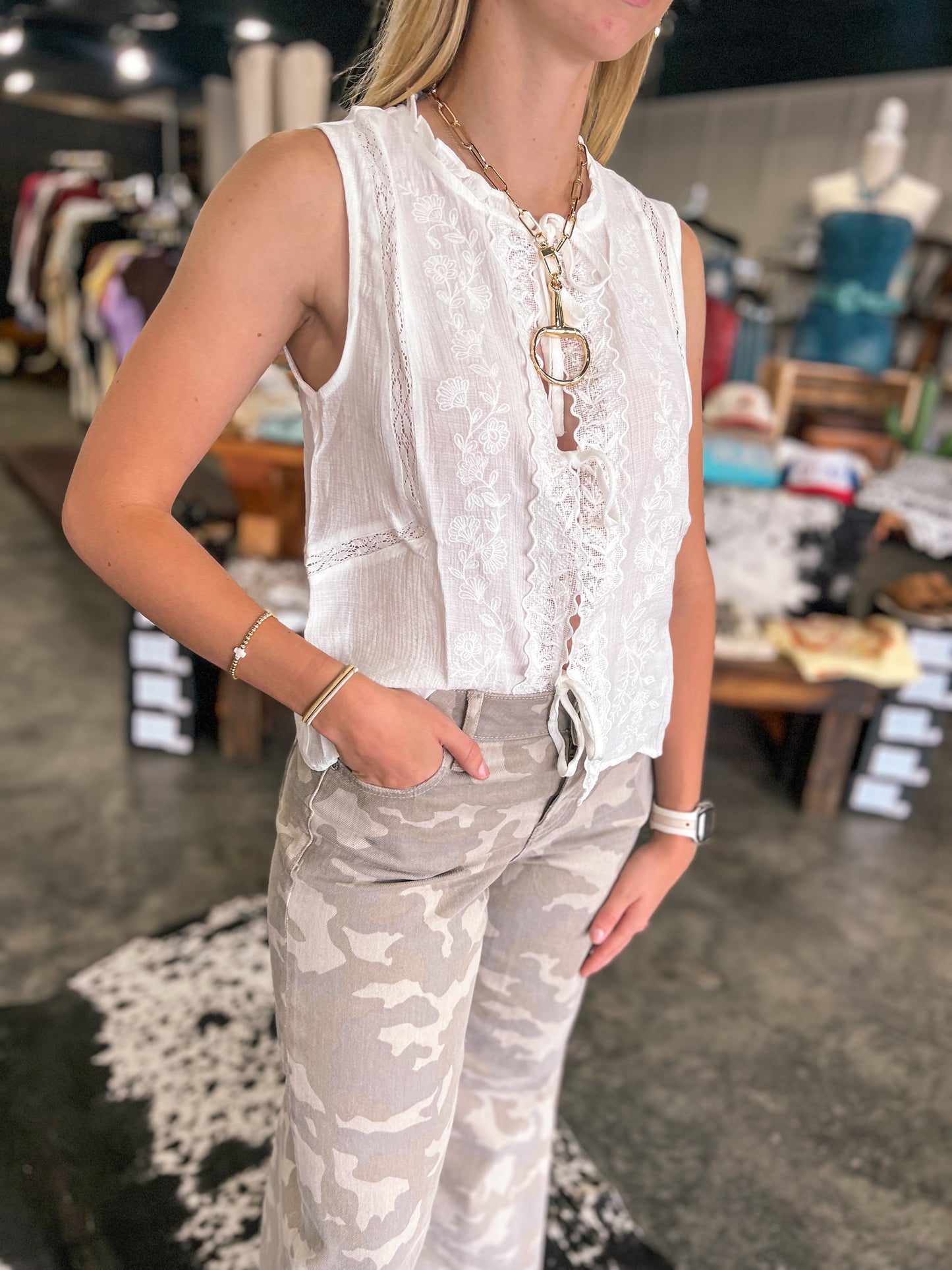 Darling Details Lace Top