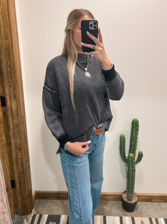 Lenna Oversized Sweater *Black