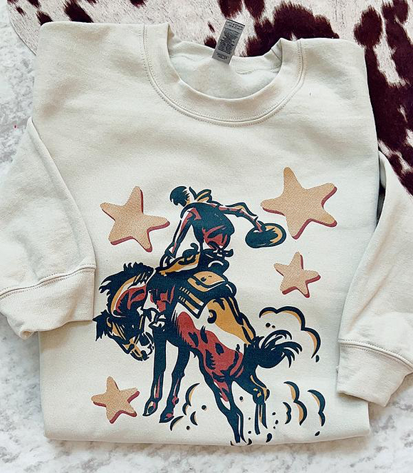 Retro Cowboy Sweatshirt