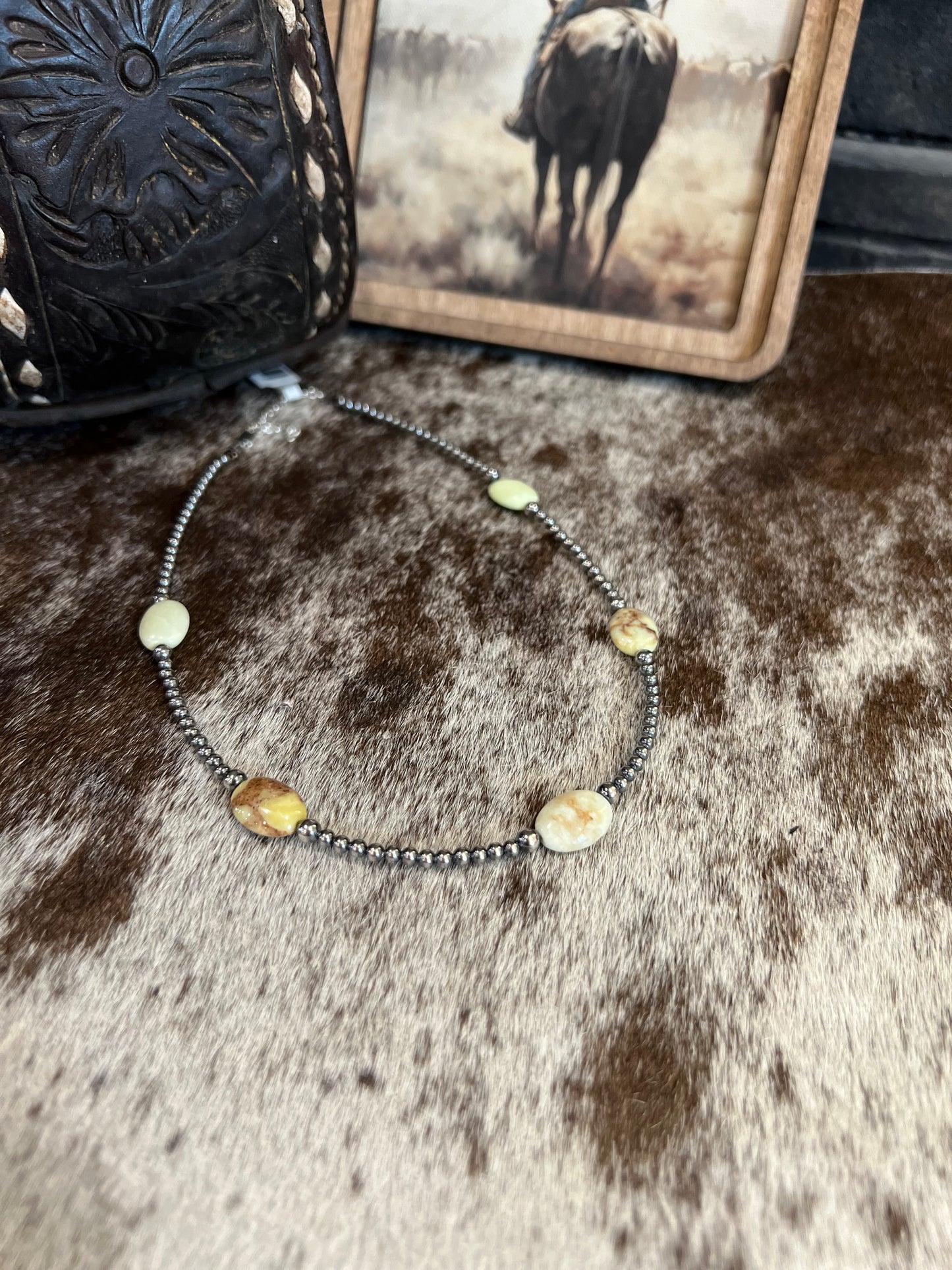 Lemon Turquoise Choker