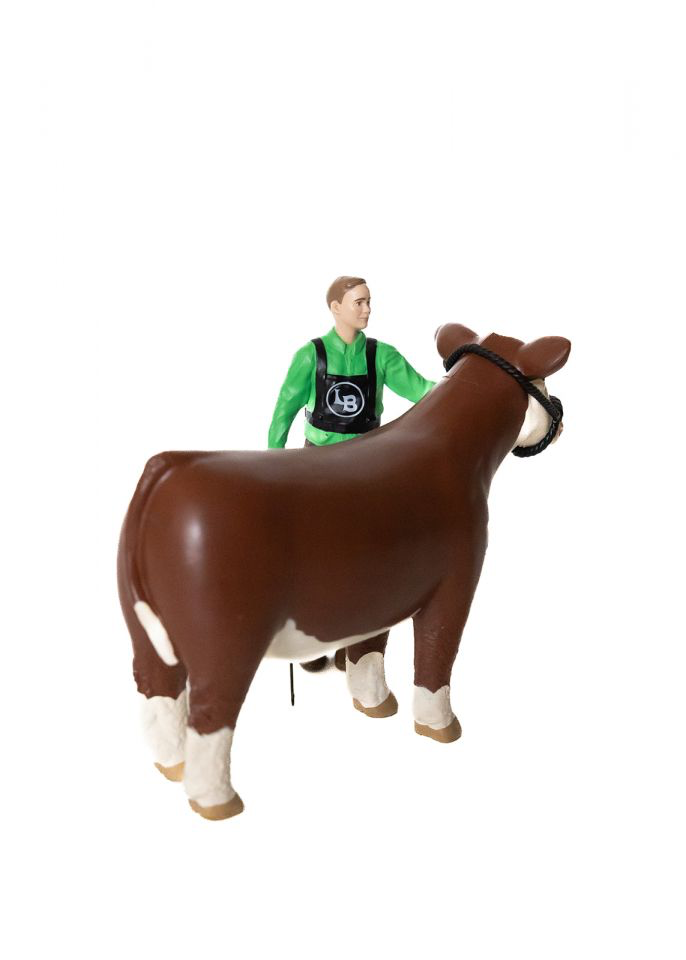 Cattle Showman Kit: Boy Figurine & Rope Halter
