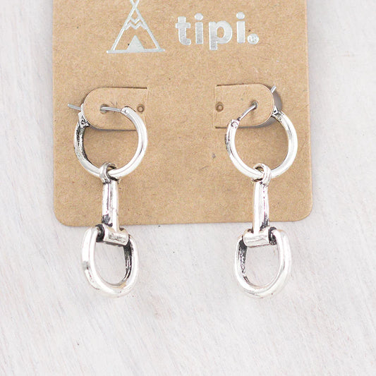 Horse Bit Hoop Earrings