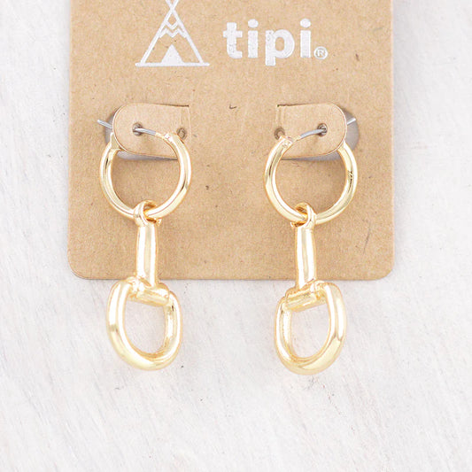 Horse Bit Hoop Earrings