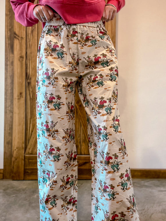 Wagon Wheel Boxer Pant