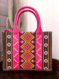 Wrangler Aztec Mini Crossbody- Pink