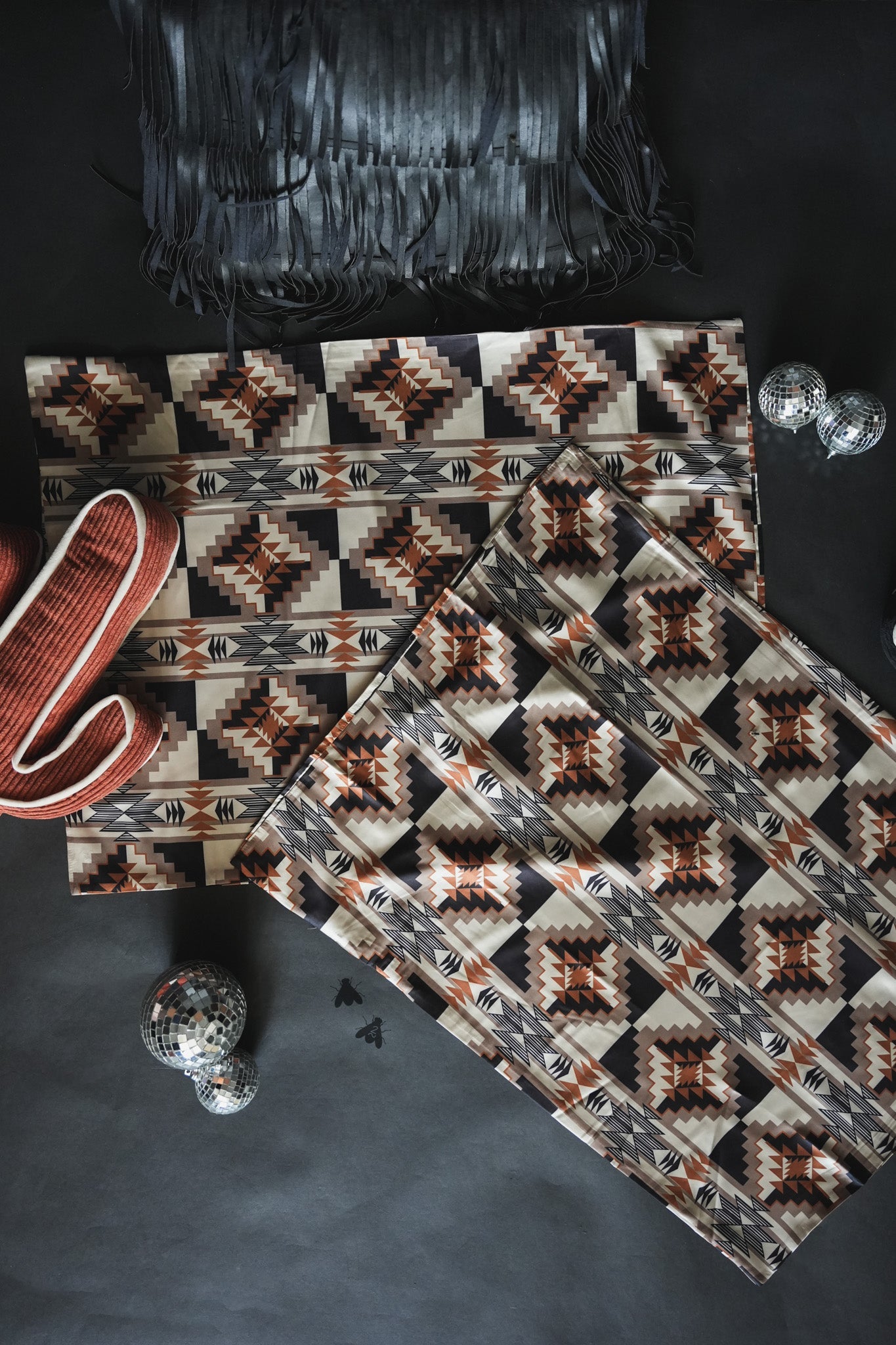 Satin Sleep Pillowcases-Santa Fe
