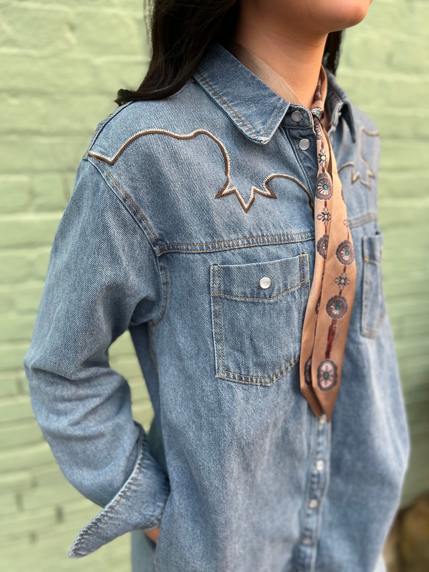 Bootstitch Denim Mini Dress